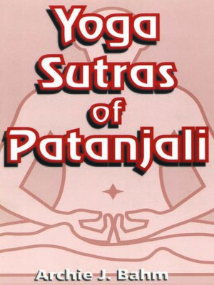 cover image of Yoga Sutras of Patanjali